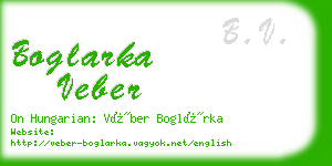 boglarka veber business card